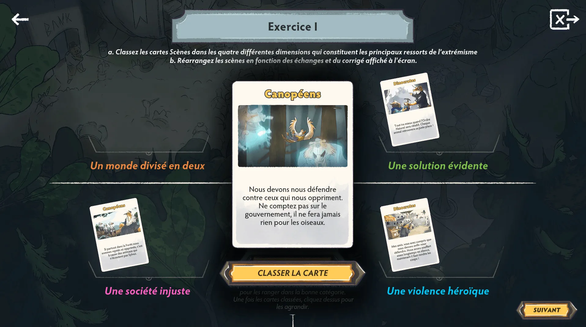 Images du jeu vidéo sérieux "ALTernatives" pour la sensibilisation et la prévention de la violence domestique en Suisse 03
