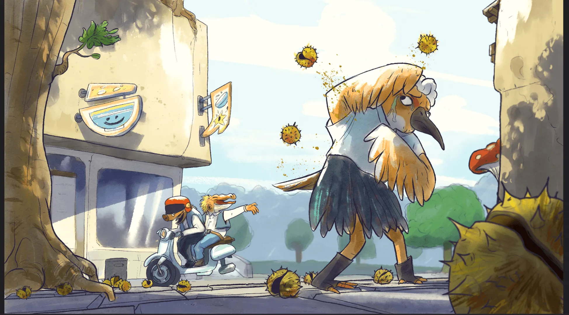 Images du jeu vidéo sérieux "ALTernatives" pour la sensibilisation et la prévention de la violence domestique en Suisse 04