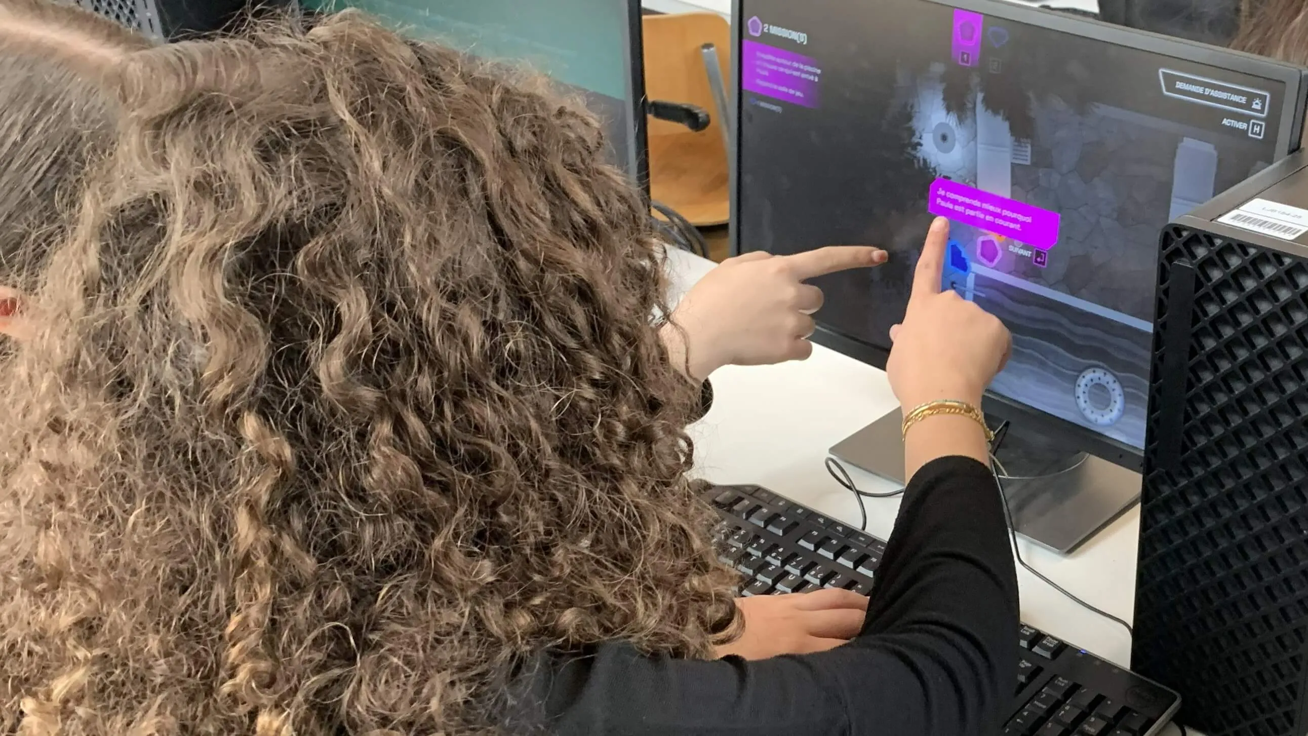 Images du jeu vidéo sérieux "ALTernatives" pour la sensibilisation et la prévention de la violence domestique en Suisse 06